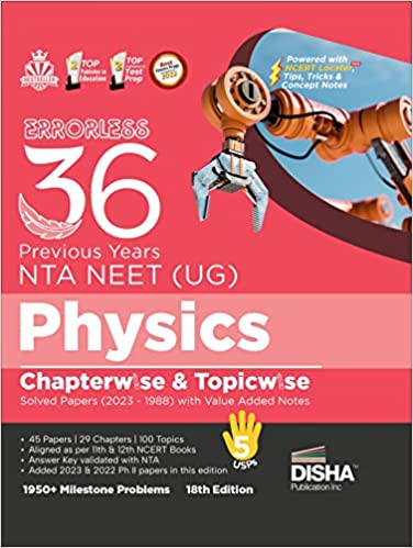 36 Years NTA NEET (UG) PHYSICS Chapterwise & Topicwise Solved Papers with Value Added Notes